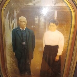 Vintage Framed Portrait of a Couple